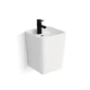 Custom Ceramic Sink Washbasin​ Square White Wall Hung