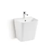 Wash Basin Small Size Rectangular Bathroom Wall Mounted