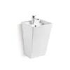 White Vitreous China Wash Basin Wall Mounted Wholesale