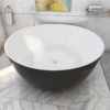 Black Paint Acrylic Freestanding Bathtub​​ in UAE