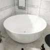 Round White Modern Bathtub Wholesale in UAE