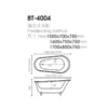 Acrylic Bathtub Manufacturers China Supplier dimensions
