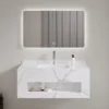 White Vanity Desk and Mirror Combo in UAE