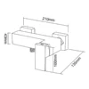 Single Handle Hand Shower Faucet With Valve Set dimension
