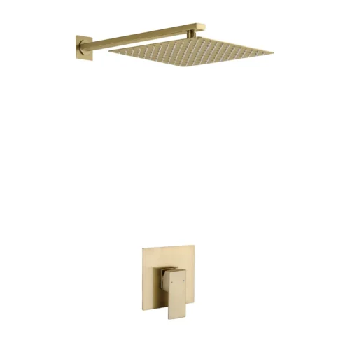Gold Shower Head And Valve Combo​ China Wholesale