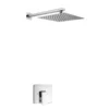 Shower Heads With Shut Off Valve Wall Mounted Silver
