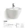 Commercial Bathroom Wash Basin Wall Mounted ​White dimension