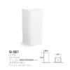 Ceramic Wash Basin For Bathroom FreeStanding dimension