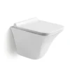 Wall Mounted Toilet Bowl​ Concealed Tank Washdown Flush
