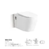 Wall Hung Toilets Residential CE Certified Round White size chart