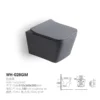 Gray Wall Hanging Toilet in Saudi Arabia dimensions