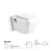 Commercial Wall Mount Toilet with In Wall Toilet System dimension