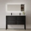 Double Door Vanity Base Cabinet Combo in Saudi Arabia