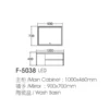 Factory Direct Bathroom Vanity Cabinet Combo dimensions