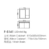 Discount Bathroom Vanities From China in Saudi Arabia dimensions