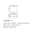Bathroom Vanity With Coutertop Sink Manufacturer dimensions