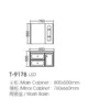 Vanity Store Online Wholesale in Saudi Arabia dimensions