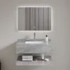 1000mm 40 Vanity Single Sink with Light Mirror