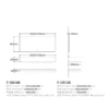 Double Bowl Vanity 1400mm with Light Mirror Unit Riyadh dimensions