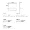 Commercial Elegant Bathroom Vanity Hotel Combo dimensions