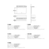 800 Wall Hung Floating Vanity Unit in UAE dimensions