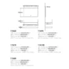 Single Vanity Cabinet Mirror Set in UAE dimensions