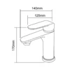 yidabath basin faucets 07 series dimensions