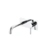 Wall Mounted Bathroom Basin Faucet Silver