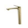 Gold Deck Mount Bathroom Faucet