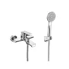 Silver Wall Mounted Mixer Shower Faucet in Saudi Arabia