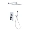 Silver Concealed Shower Mixer With Handheld in Saudi Arabia