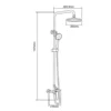 Rain Shower Set in Saudi Arabia dimensions