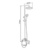 Silver Bathroom Shower Set Manufacturer in Saudi Arabia dimensions