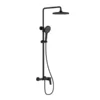 Black Bathroom Exposed Shower System Set in Saudi Arabia