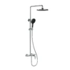 Silver Bathroom Exposed Shower System Set in Saudi Arabia