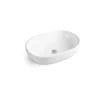 Oval Ceramic Countertop Basin Factory Wholesale