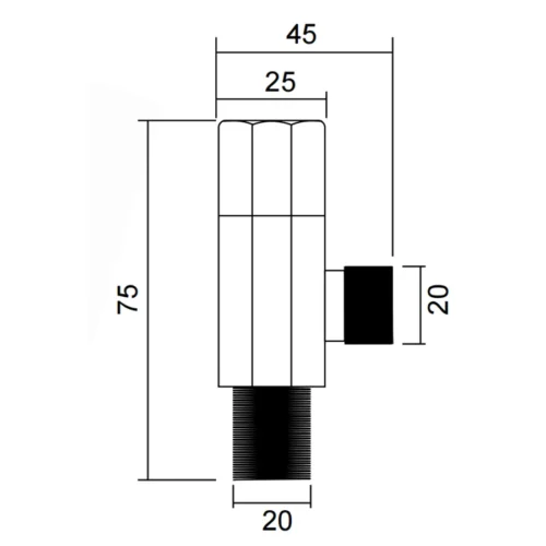 Wholesale Angle Valve​​ demensions