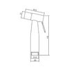 Bidet Hand Spray Wholesale dimensions
