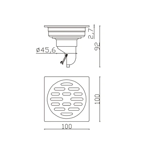 Floor Drain Manufacturer China dimensions