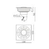 Stainless Steel Floor Drain Manufacturer​ China​​ dimensions