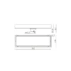 Wholesale Professional Steel Invisible Floor Drain dimensions