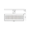 Long Floor Drain Factory​​ dimensions