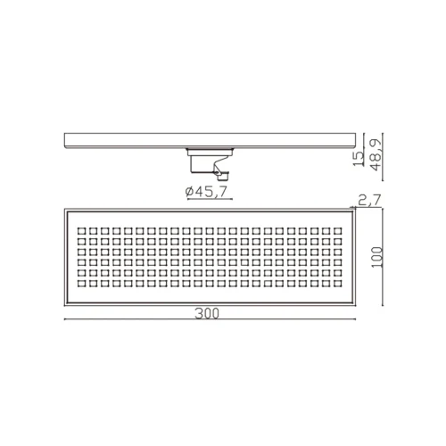 Long Floor Drain Factory​​ dimensions