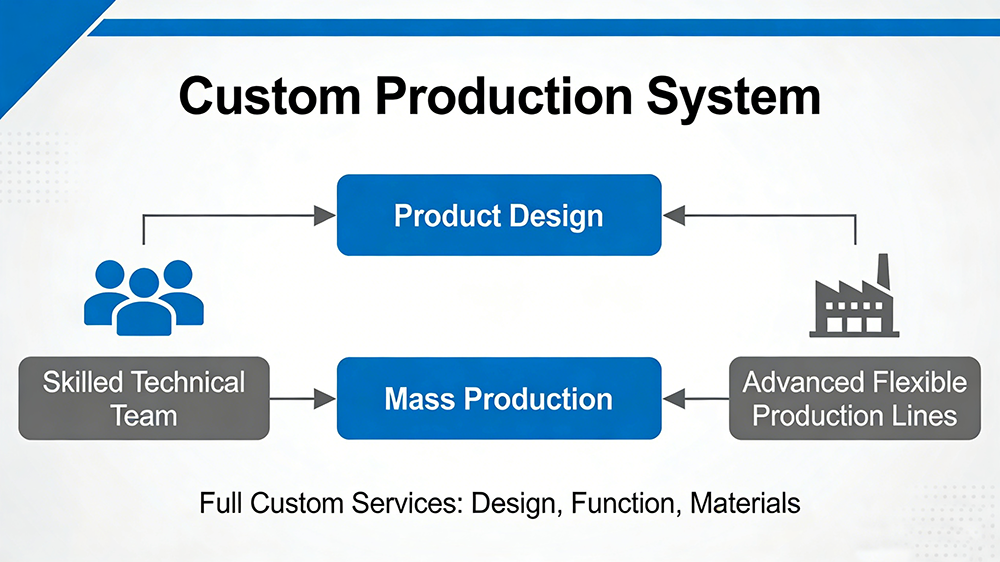 YIDA Custom Production System, Flexible Efficient Custom Manufacturing Process