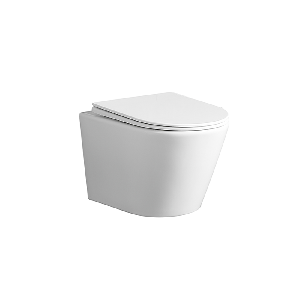 SASO Certified Easy Install Wall Mounted Toilet TLH-1046-W, OEM for ALSHAYA, THABAT, ROSHN SEDRA, Saudi Arabia