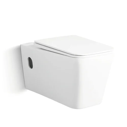 SASO Certified Wall Hung Rimless Toilet TLH-1048-WH-B00, OEM for ERTH, THABAT, Saudi Arabia