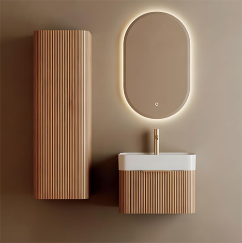Ja25001 55 Led Bathroom Vanity Unit With Side Cabinet, Wall Mounted Fluted Bathroom Cabinet With Led Mirror & Integrated Ceramic Basin (2)
