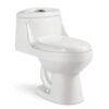 Siphonic One Piece Toilet S-Trap 300mm Rough-in 8054, OEM for Castel, Sanitarios LATINO, South America
