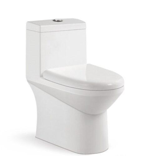 Siphonic One Piece Toilet S-Trap 300mm Rough-in 8090, OEM for Tendenza, Cencosud, South America