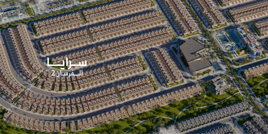 Dahiyat Al Fursan Master Plan Aerial View (1)